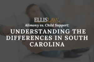 [Ellis Law] Alimony vs. Child Support Understanding the Differences in South Carolina- Greenville SC